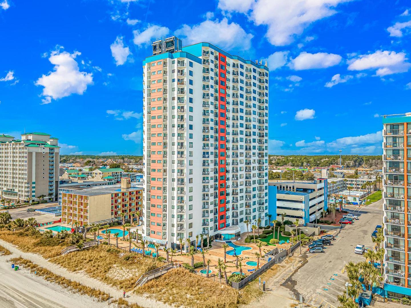 אפרטהוטל מירטל ביץ' Good Time Charlies Oceanfront Retreat מראה חיצוני תמונה